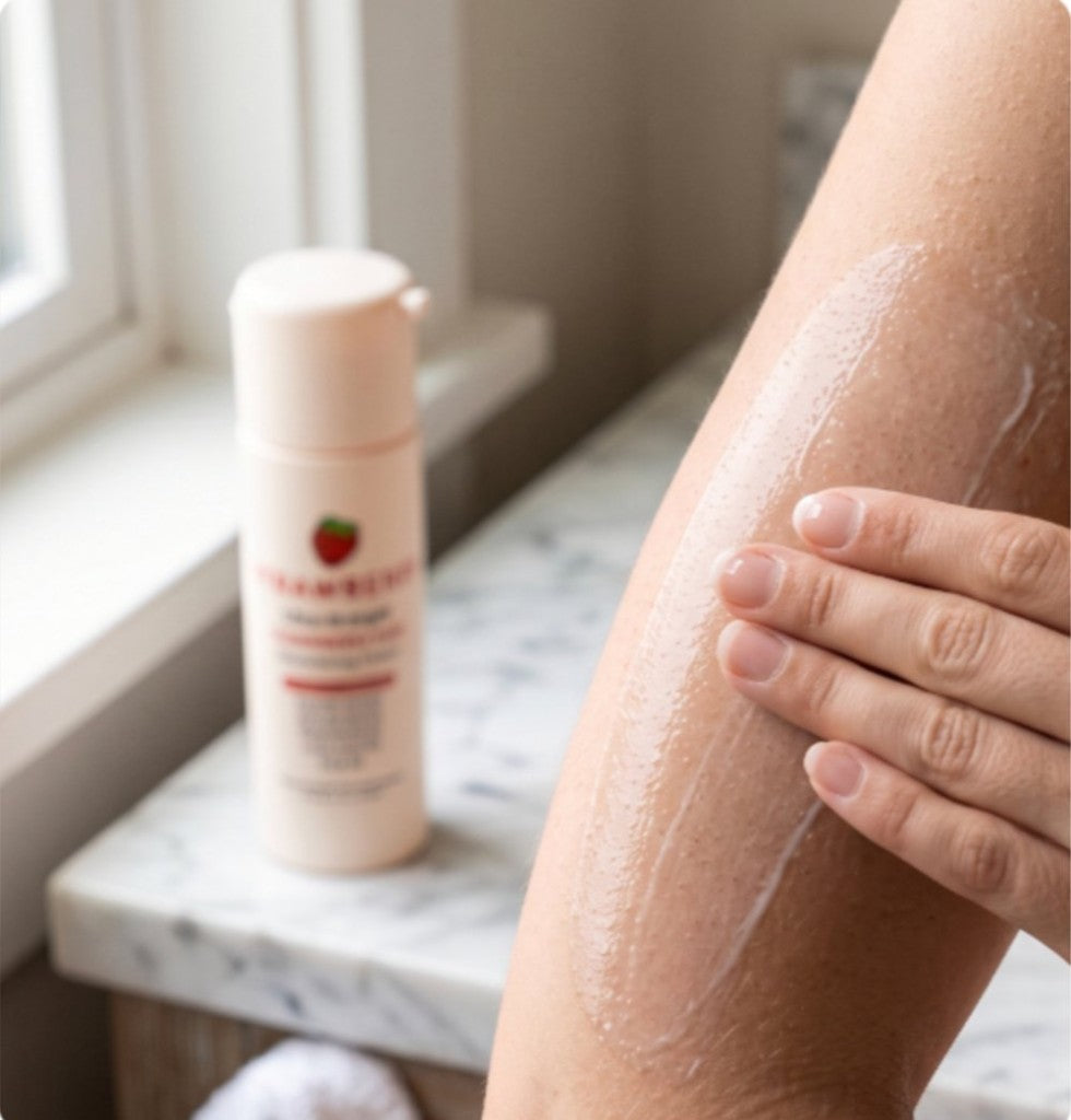 Smoothing the Advanced Triple-Acid Complex onto a thigh